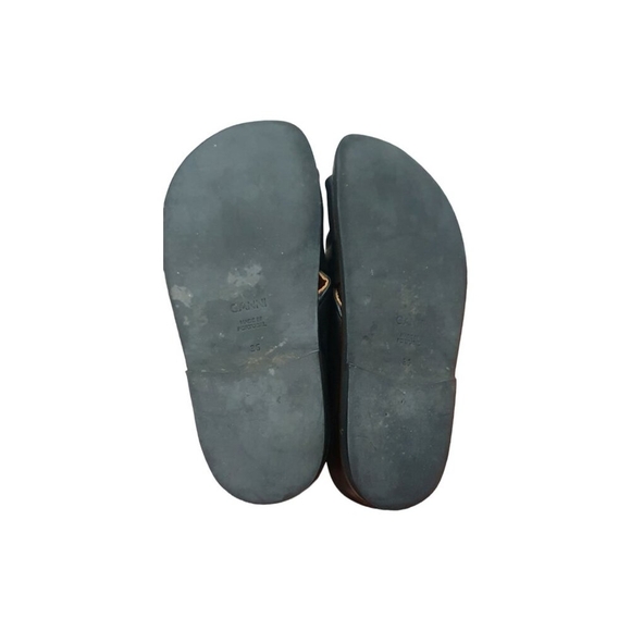 Ganni leather crossover sandals size 5 EUR 36 - Picture 10 of 11